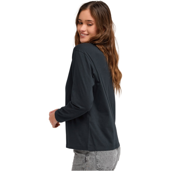 2026 Roxy Womens Hangloose Art Long Sleeve T-Shirt ERJZT06035 - Anthracite